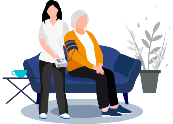 Quality nursing care from certified nurses at home