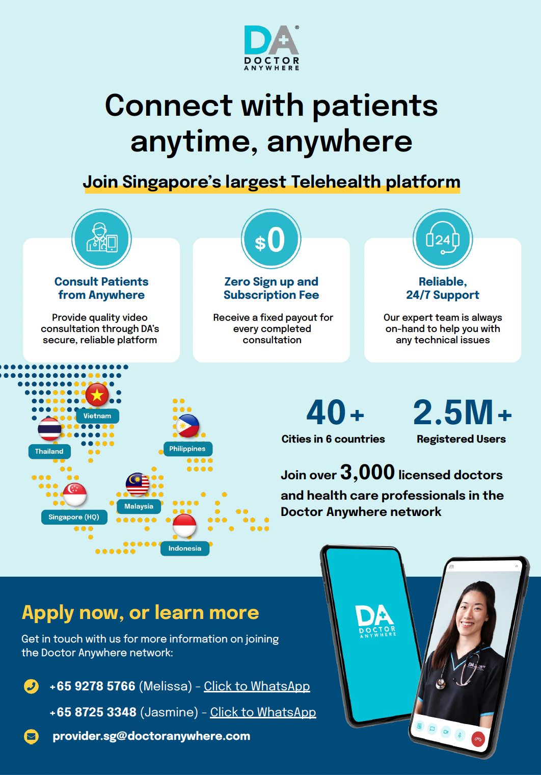 Doctors and Specialists We want you Doctor Anywhere